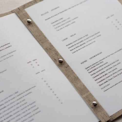 Menu karty