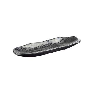 Glamour tác melamin 26,5 × 8,5 cm, černý