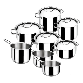 Set nerezových hrnců BASIC 8 ks
