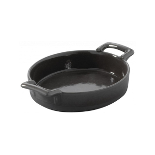 Belle Cuisine pekáč oválný černý 14,5 × 13 cm